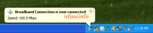 PPPoE connection successfully connected Windows XP